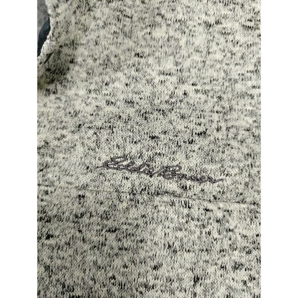 Eddie Bauer Radiator Fleece Mens Medium Gray Gorpcore Outdoors Snap Front Hiking - Picture 4 of 14